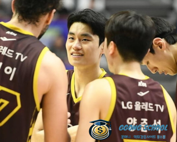 KBL 창원 LG 세이커스 홈경기 장면 - 수비 집중력 강조