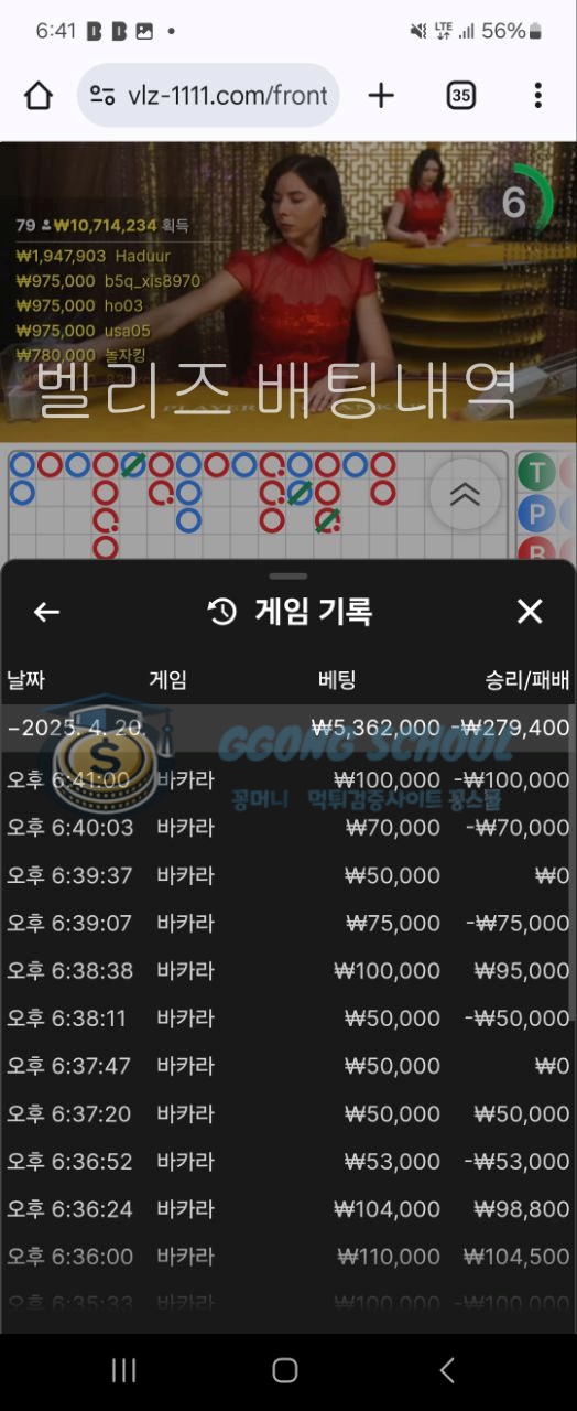 vlz-1111.com 고객센터 대응 내용 – 전형적인 먹튀 수법 벨리즈 고객센터 환전 거부 및 계정 차단 내용