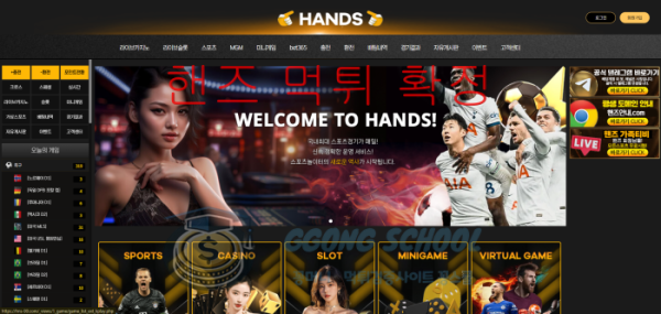 먹튀 피해 사례 경고 안내 이미지 (핸즈)