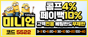 12년차 무사고 놀이터 '미니언카지노'